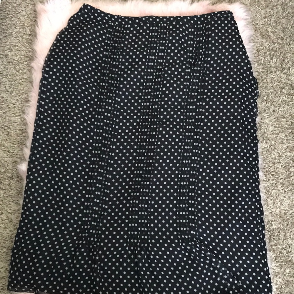 Polka dot pencil skirt!